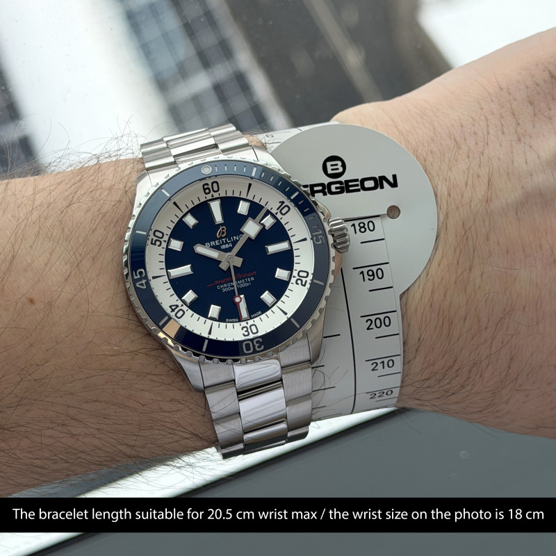 Breitling Superocean, A17375E71C1A1, 42mm, 2022, Steel, Blue dial, Fullset, 1y warranty