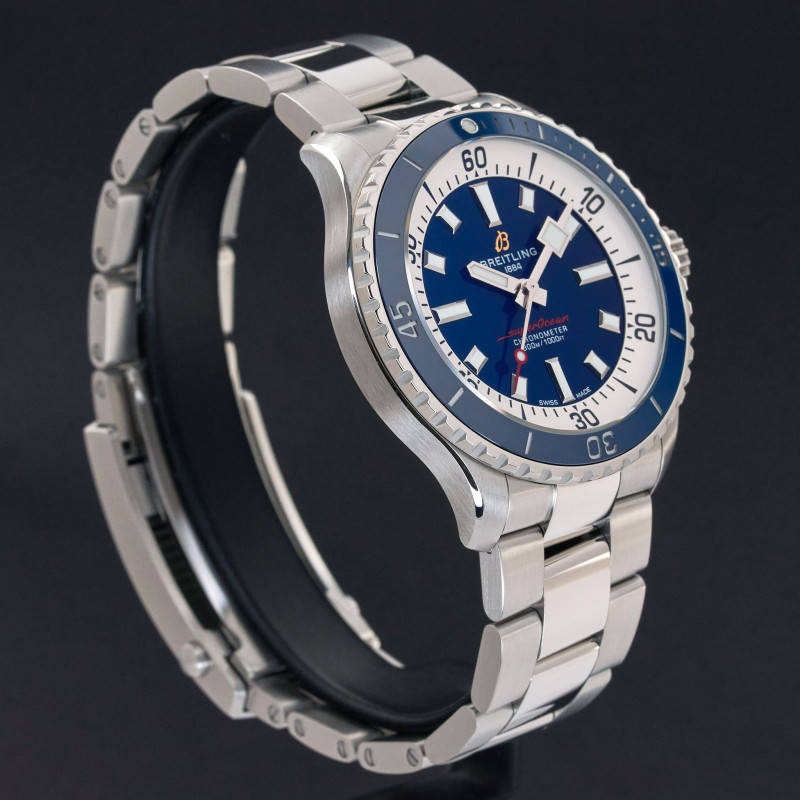 Breitling Superocean, A17375E71C1A1, 42mm, 2022, Steel, Blue dial, Fullset, 1y warranty