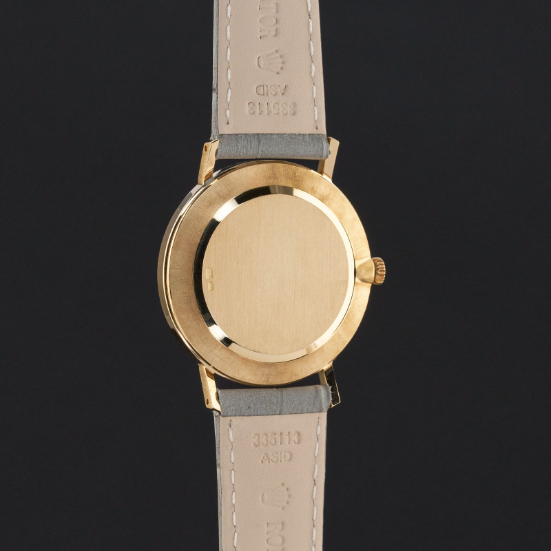 Rolex Cellini, 4112/8, 32mm, 1990, Yellow gold, White Roman dial, Fullset, 1y warranty