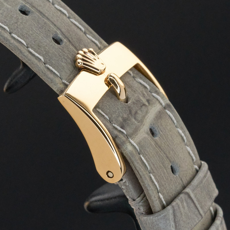 Rolex Cellini, 4112/8, 32mm, 1990, Yellow gold, White Roman dial, Fullset, 1y warranty