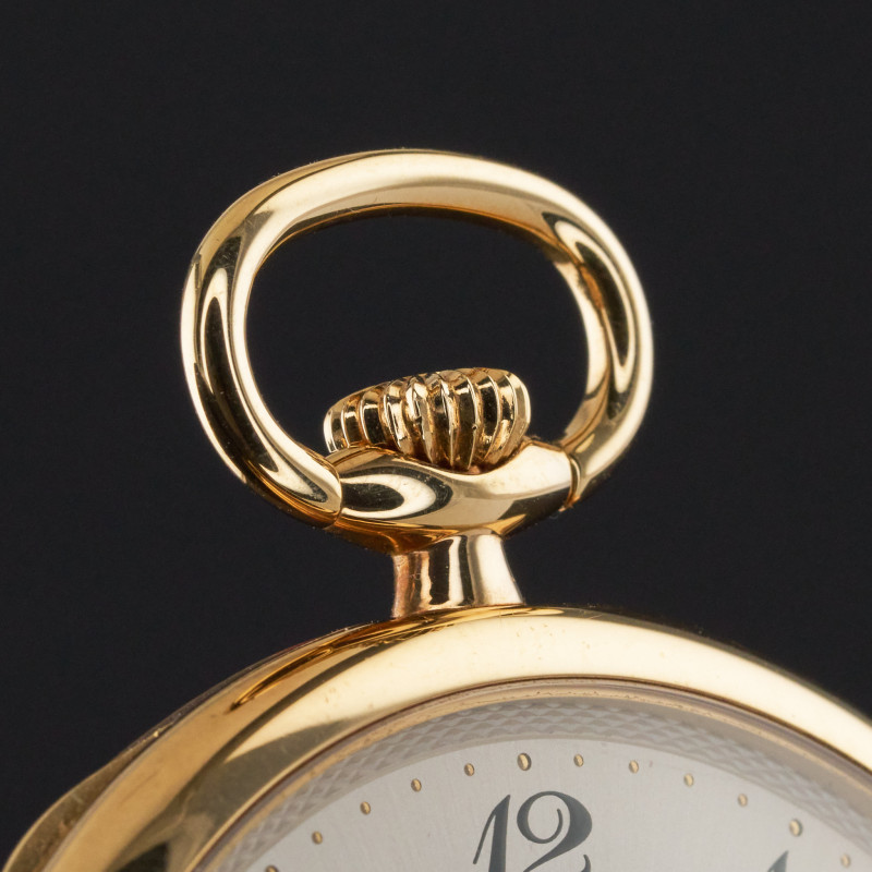 Rolex Cellini Pocket Watch, 3761, 48mm, 1995, Yellow gold, Silver Arabic dial, Fullset, 1y warranty