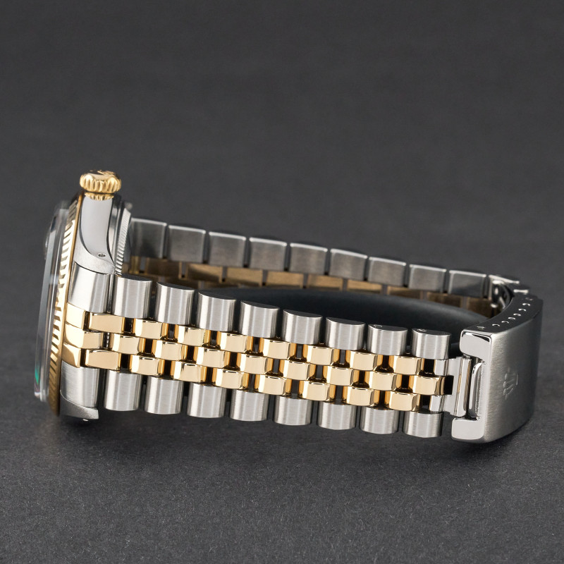 Rolex Datejust, 16013, 36mm, 1984, Two-Tone, Black Small Diamond dial, Fullset, 1y warranty