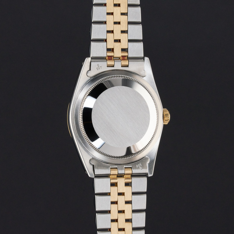 Rolex Datejust, 16233, 36mm, 1988, Two-Tone, Houndstooth dial, Fullset, 1y warranty