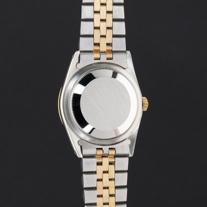 Rolex Datejust, 16233, 36mm, 1988, Two-Tone, Silver Small Diamond dial, Fullset, 1y warranty