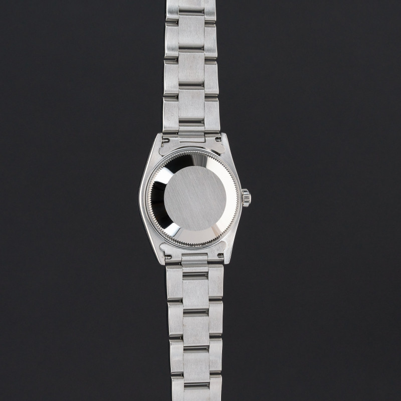 Rolex Oyster Perpetual, 67480, 31mm, 1998, Steel, Black Arabic dial, Fullset, 1y warranty