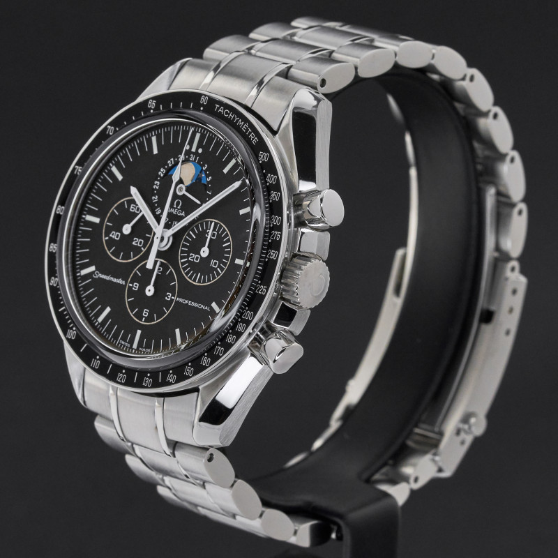Omega Speedmaster Professional Moonphase, 3576.50, 42mm, Steel, Black dial, Fullset, 1y warranty