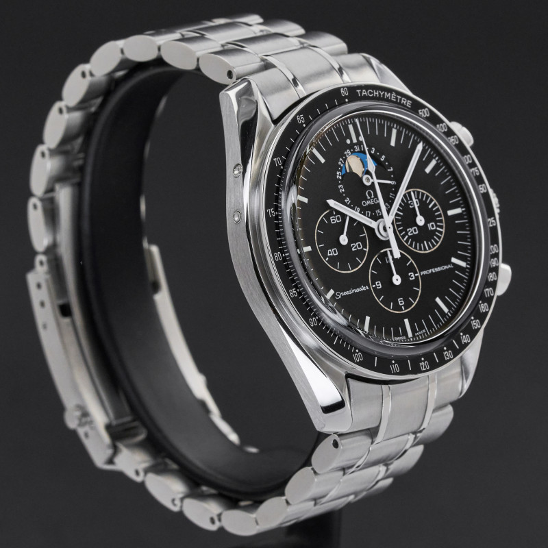 Omega Speedmaster Professional Moonphase, 3576.50, 42mm, Steel, Black dial, Fullset, 1y warranty