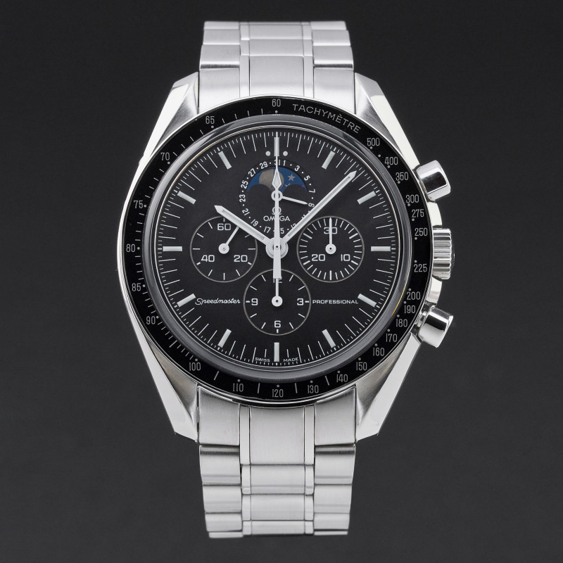 Omega Speedmaster Professional Moonphase, 3576.50, 42mm, Steel, Black dial, Fullset, 1y warranty
