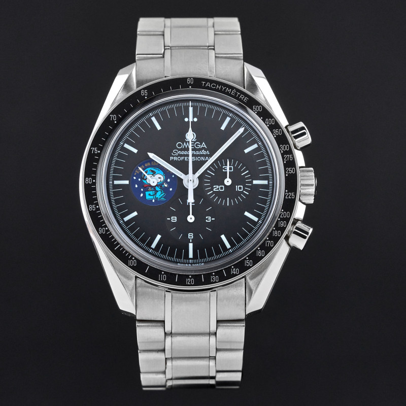 Omega Speedmaster Professional Moonwatch, 42mm, ref. 3578.51.00, Snoopy, Black dial, Fullset, Unpolished, 1y warranty