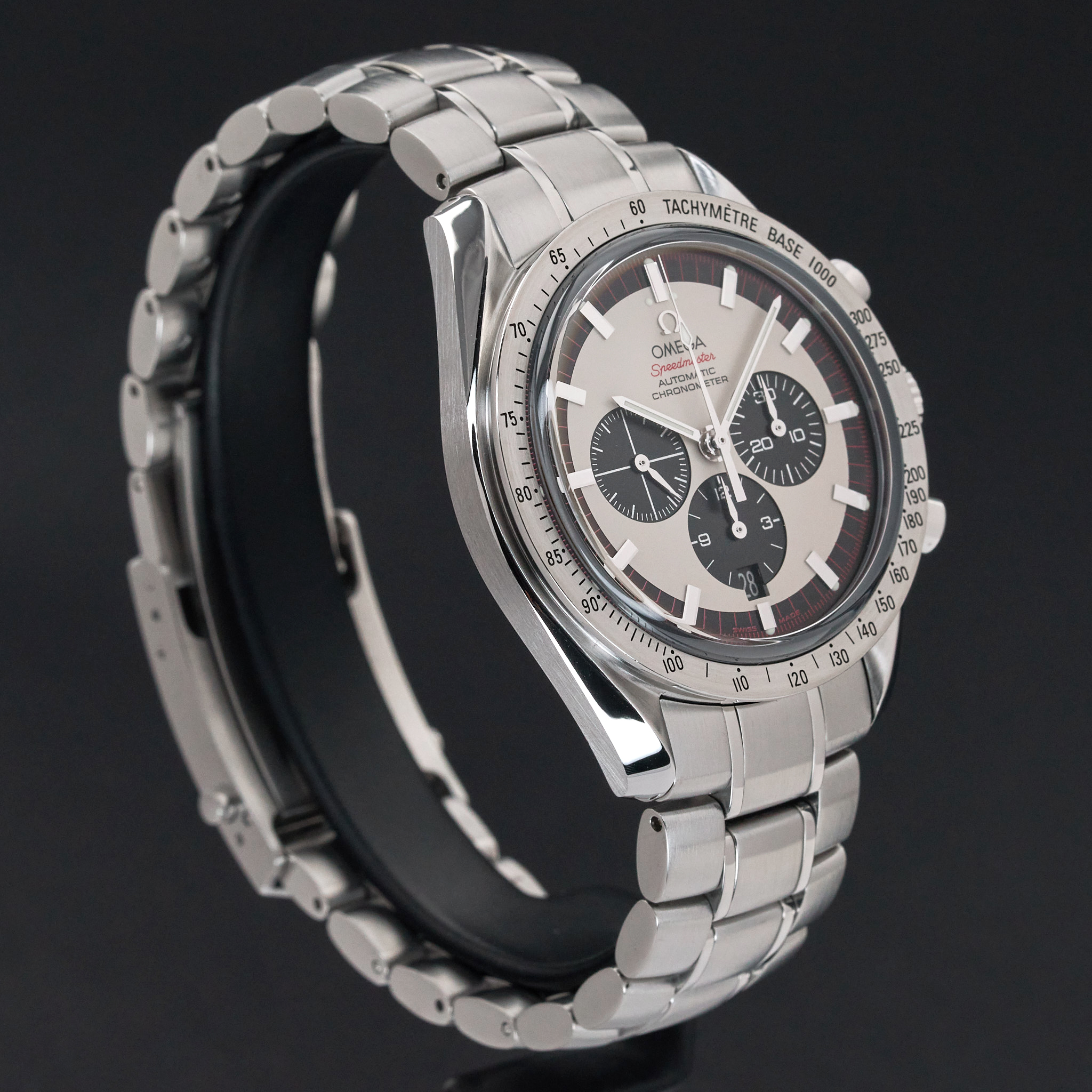 Omega Speedmaster Schumacher Legend, 3559.32, 42mm, 2005, Steel, Silver dial, Fullset, 1y warranty