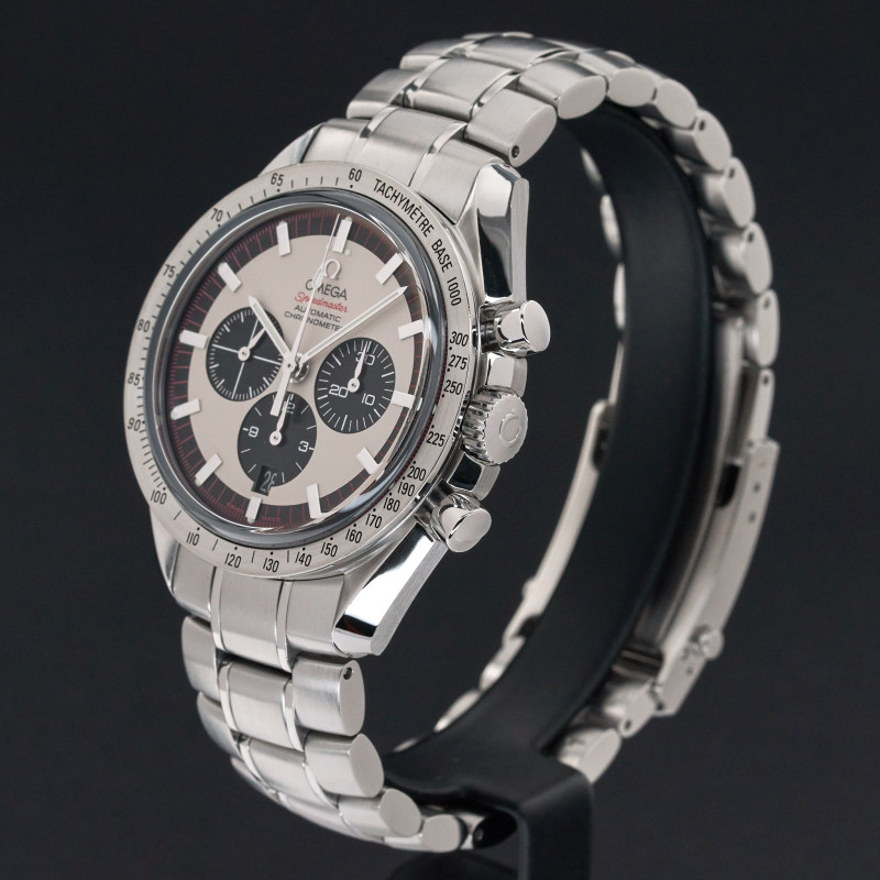 Omega Speedmaster Schumacher Legend, 3559.32, 42mm, 2005, Steel, Silver dial, Fullset, 1y warranty