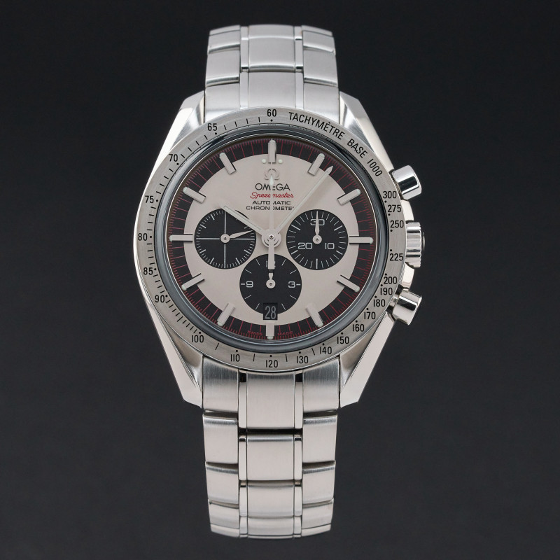 Omega Speedmaster Schumacher Legend, 3559.32, 42mm, 2005, Steel, Silver dial, Fullset, 1y warranty