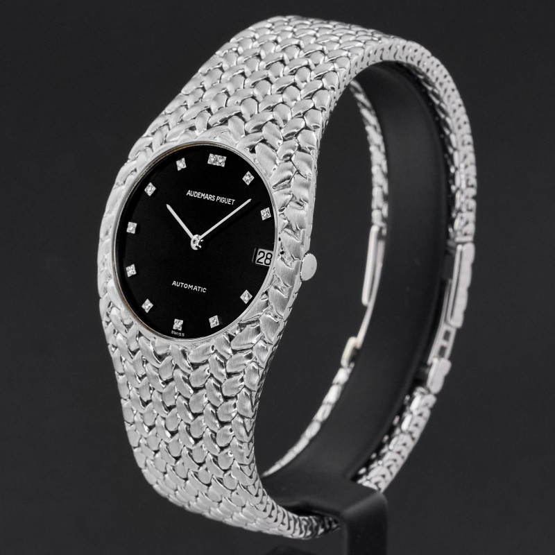 Audemars Piguet Cobra, 5403, 34mm, 1977, White gold, Black Diamond dial, Fullset, 1y warranty
