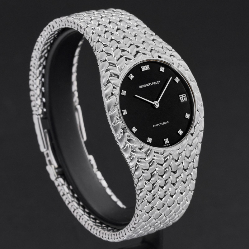 Audemars Piguet Cobra, 5403, 34mm, 1977, White gold, Black Diamond dial, Fullset, 1y warranty