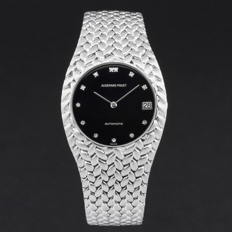 Audemars Piguet Cobra, 5403, 34mm, 1977, White gold, Black Diamond dial, Fullset, 1y warranty