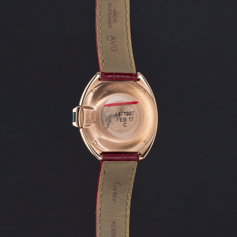 Cartier Clé de Cartier, WJCL0016, 31mm, 2015, Rose gold, Silver Roman dial, Fullset, 1y warranty