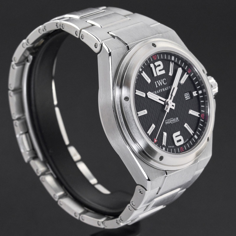 IWC Ingenieur Automatic, IW323604, 46mm, 2010, Steel, Black dial, Fullset, 1y warranty