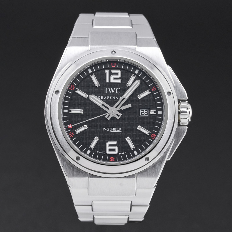 IWC Ingenieur Automatic, IW323604, 46mm, 2010, Steel, Black dial, Fullset, 1y warranty