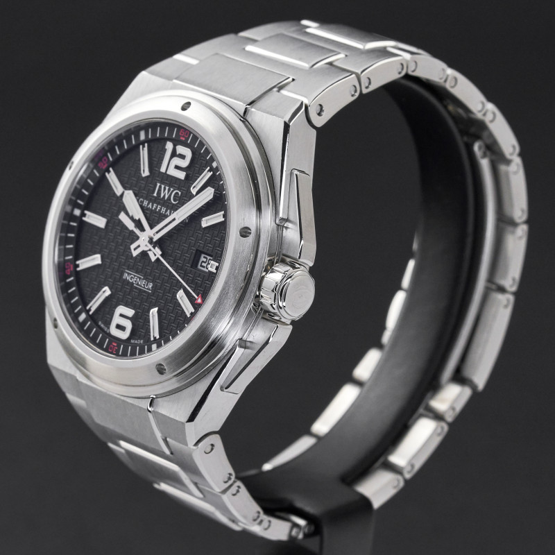 IWC Ingenieur Automatic, IW323604, 46mm, 2010, Steel, Black dial, Fullset, 1y warranty