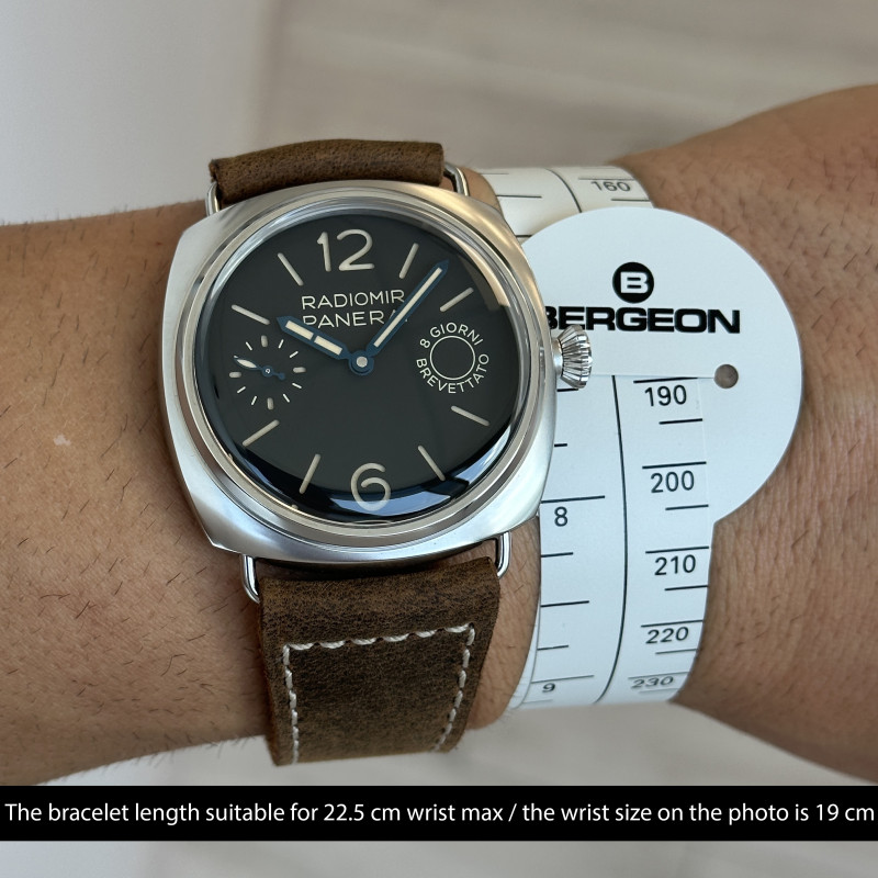 Panerai Radiomir 8 Days, PAM 00992, 45mm, 2021, Steel, Black Arabic dial, Fullset, 1y warranty