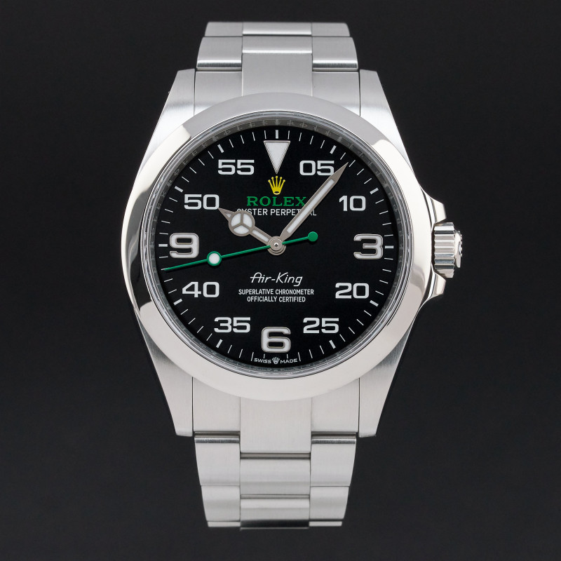 Rolex Air King, 126900, 40mm, 2024, Steel, Black Arabic dial, Fullset, Official warranty