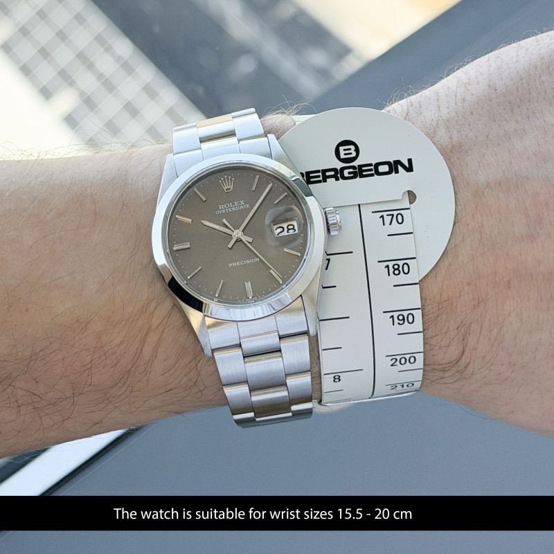 Rolex Oysterdate Precision, 6694, 34mm, 1969, Steel, Grey dial, Fullset, 1y warranty