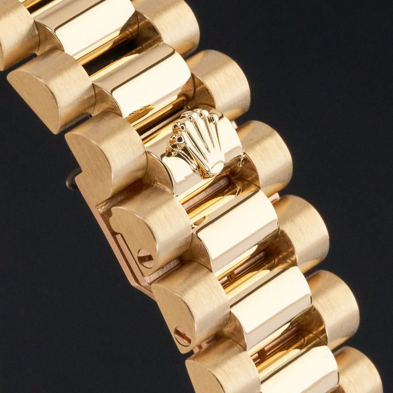 Rolex Day Date President, 18238, 36mm, 1991, Yellow gold, Blue dial, Fullset, Official warranty