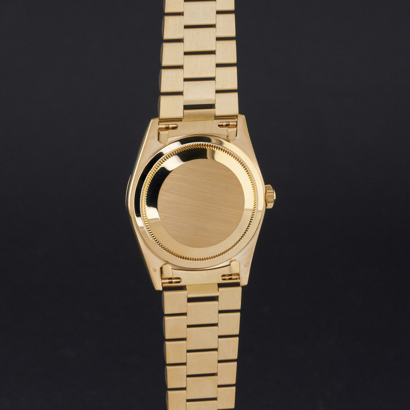 Rolex Day Date President, 18238, 36mm, 1991, Yellow gold, Lapis Lazuli Diamond dial, Fullset, 1y warranty