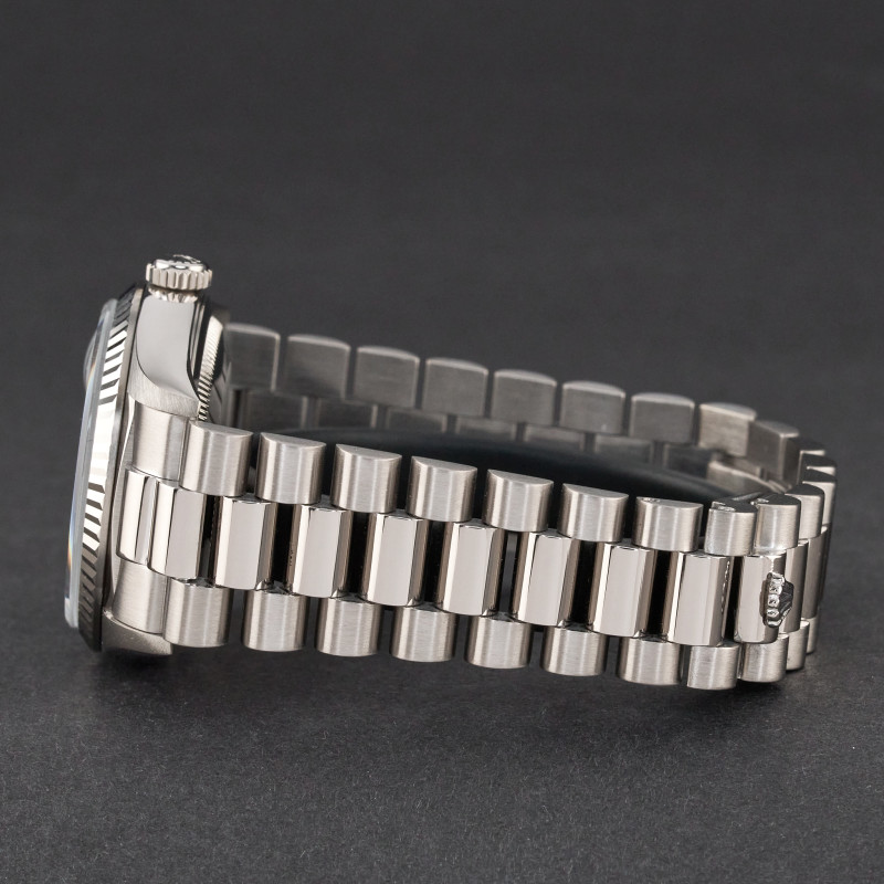 Rolex Day Date President, 18239, 36mm, 1999, White gold, Grey Jubilee Big Diamond dial, Fullset, 1y warranty