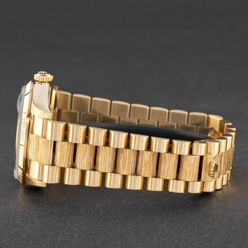 Rolex Day Date President, 18248, 36mm, 1999, Yellow gold, Black Big Diamond dial, Fullset, 1y warranty