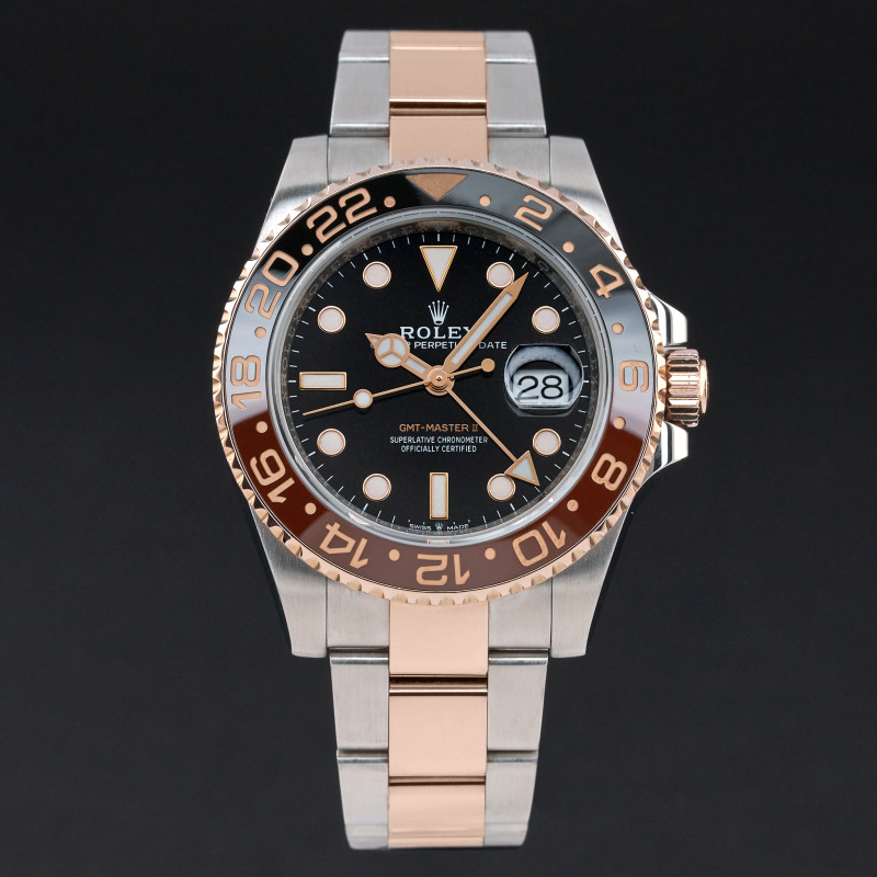 Rolex GMT-Master II, 126711CHNR, 40mm, 2019, Two-Tone, Black dial, Fullset, 1y warranty