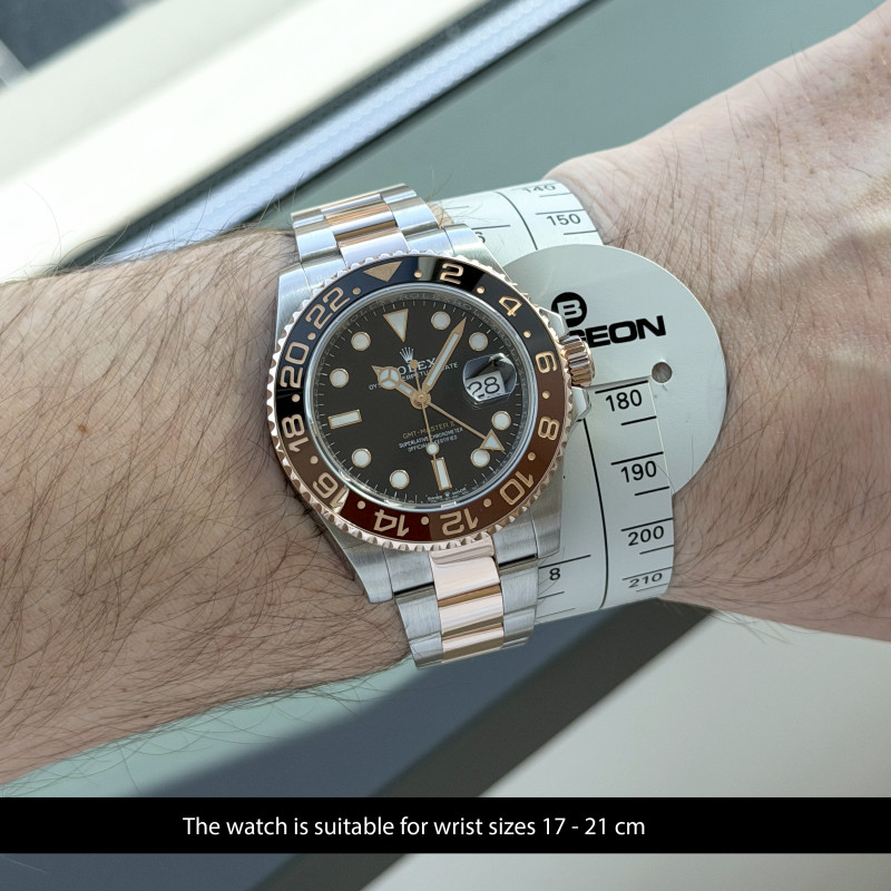Rolex GMT-Master II, 126711CHNR, 40mm, 2019, Two-Tone, Black dial, Fullset, 1y warranty