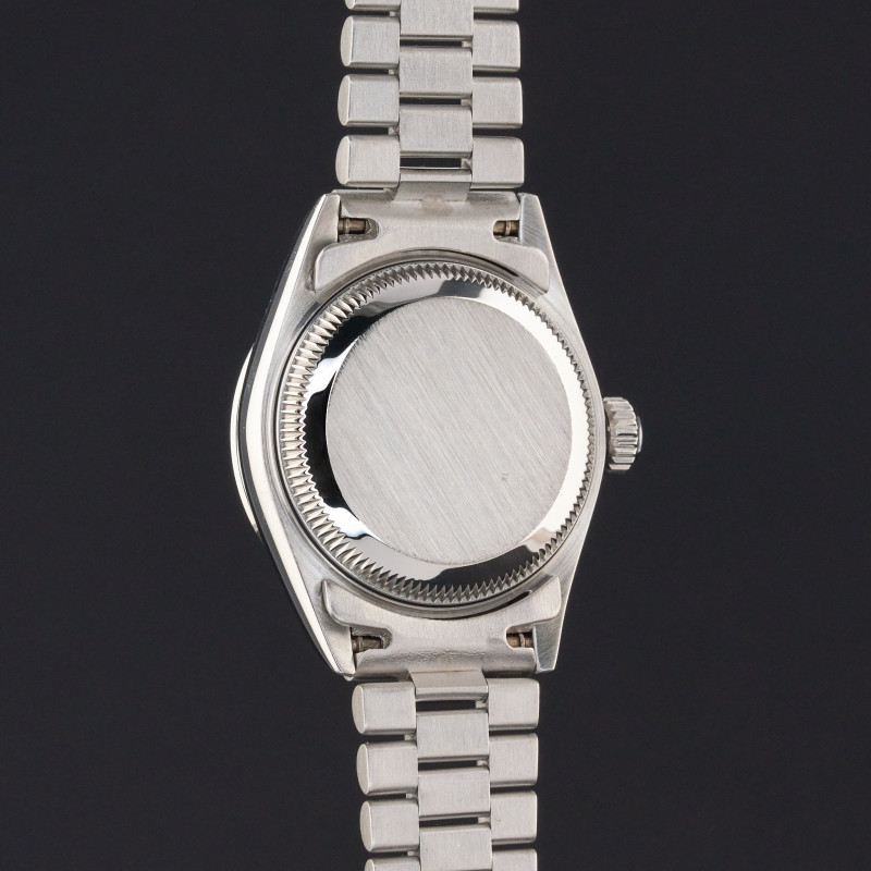 Rolex Lady Datejust, 69166, 26mm, 1997, Platinum, Blue Myriad Big Diamond dial, Fullset, 1y warranty