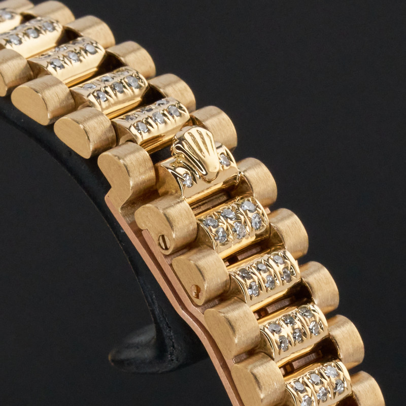 Rolex Lady Datejust, 69178, 26mm, 1989, Yellow gold, Pave Ruby Diamond dial, Fullset, 1y warranty