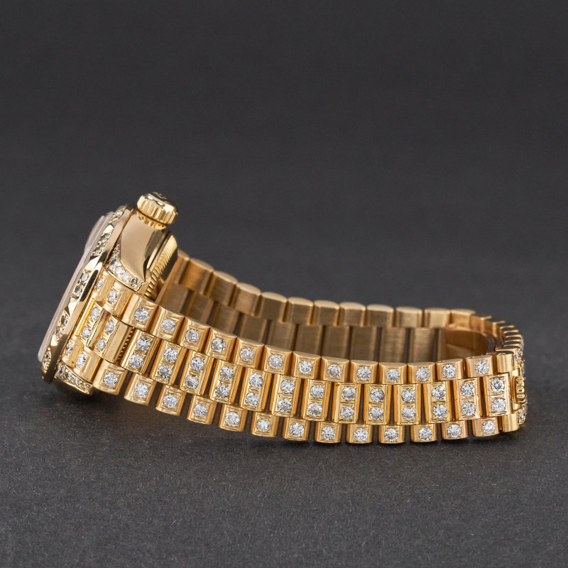 Rolex Lady Datejust, 69178, 26mm, 1993, Yellow gold, MOP Big Diamond dial, Fullset, 1y warranty