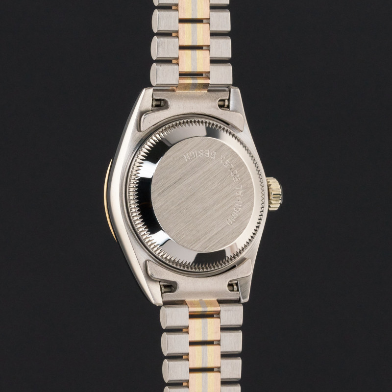 Rolex Lady Datejust, Rare TRIDOR, 69179, 26mm, 1989, Grey Jubilee Small Diamond dial, Fullset, 1y warranty