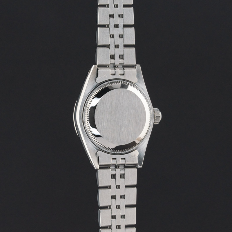 Rolex Oyster Perpetual Lady Date, 69160, 26mm, 1990, Steel, Grey dial, Fullset, 1y warramty