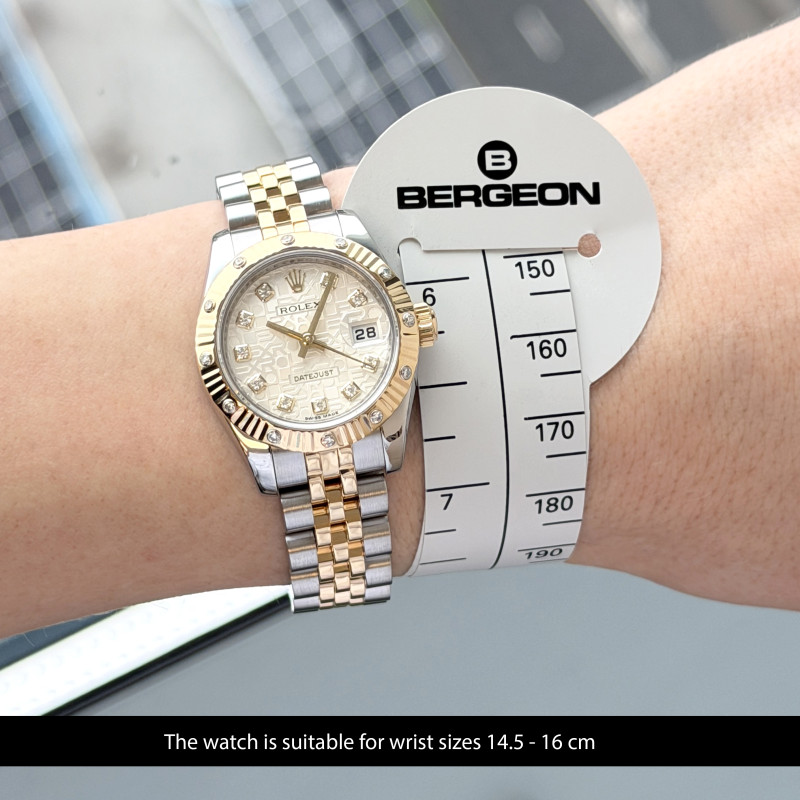 Rolex Lady Datejust, 179313, 26mm, 2008, Two-Tone, Silver Jubilee Diamond dial, Box, 1y warranty