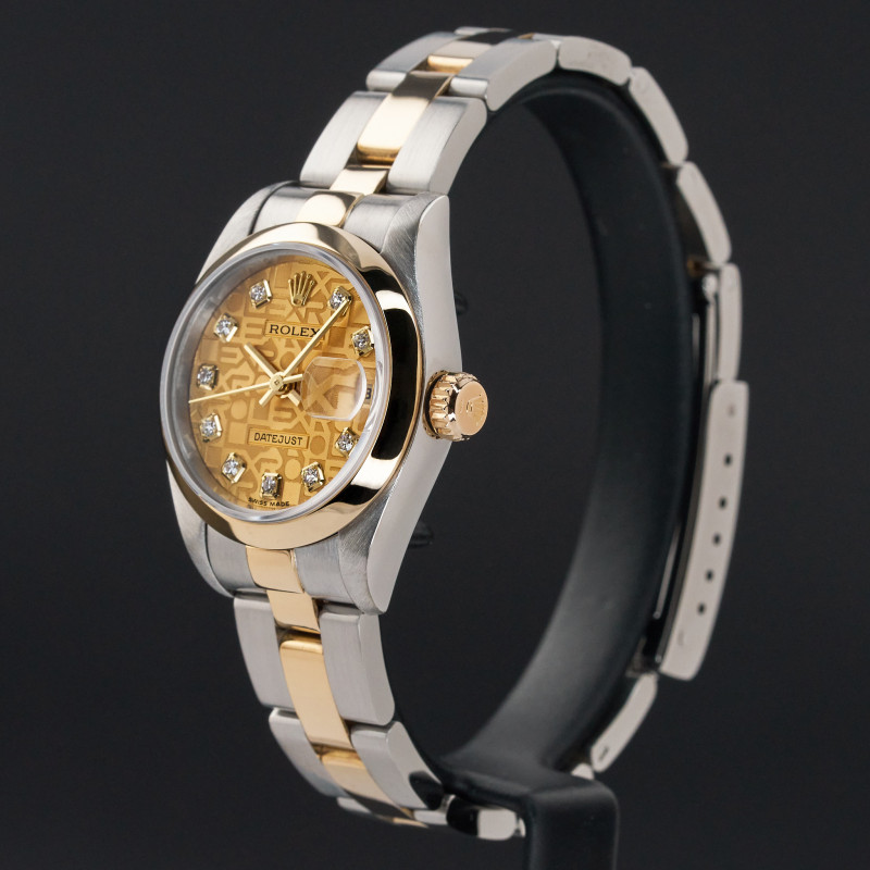 Rolex Lady Datejust, 79163, 26mm, 1999, Two-Tone, Champagne Jubilee Big Diamond dial, Fullset, 1y warranty