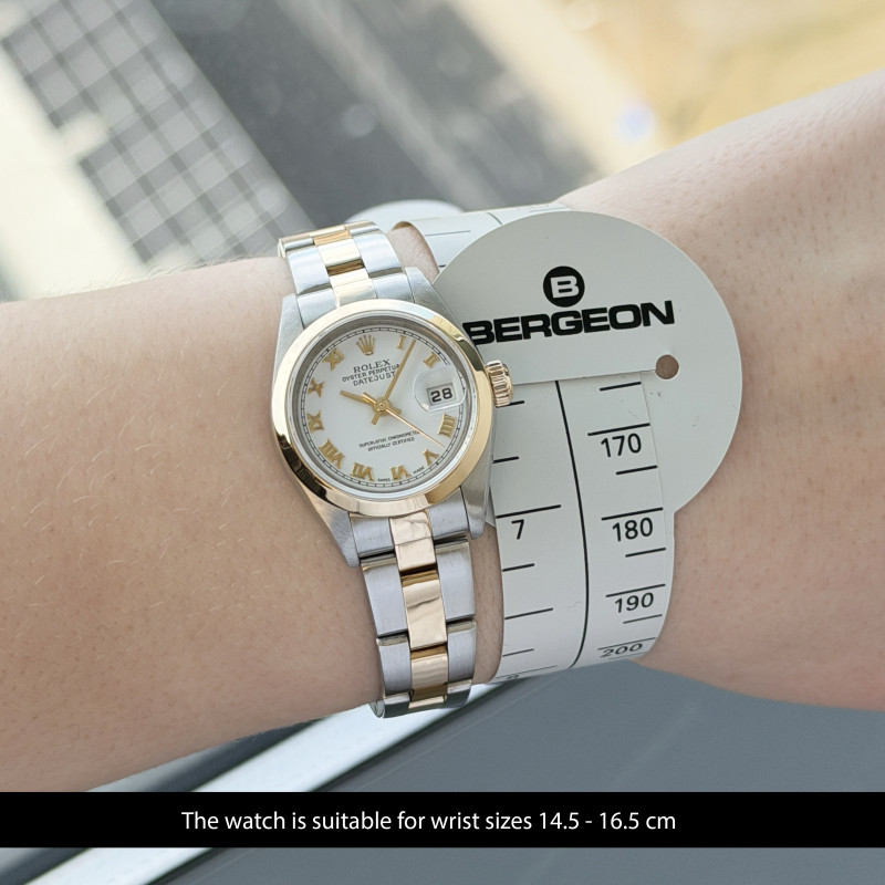 Rolex Lady Datejust, 79163, 26mm, 2000, Two-Tone, White Roman dial, Box, 1y warranty