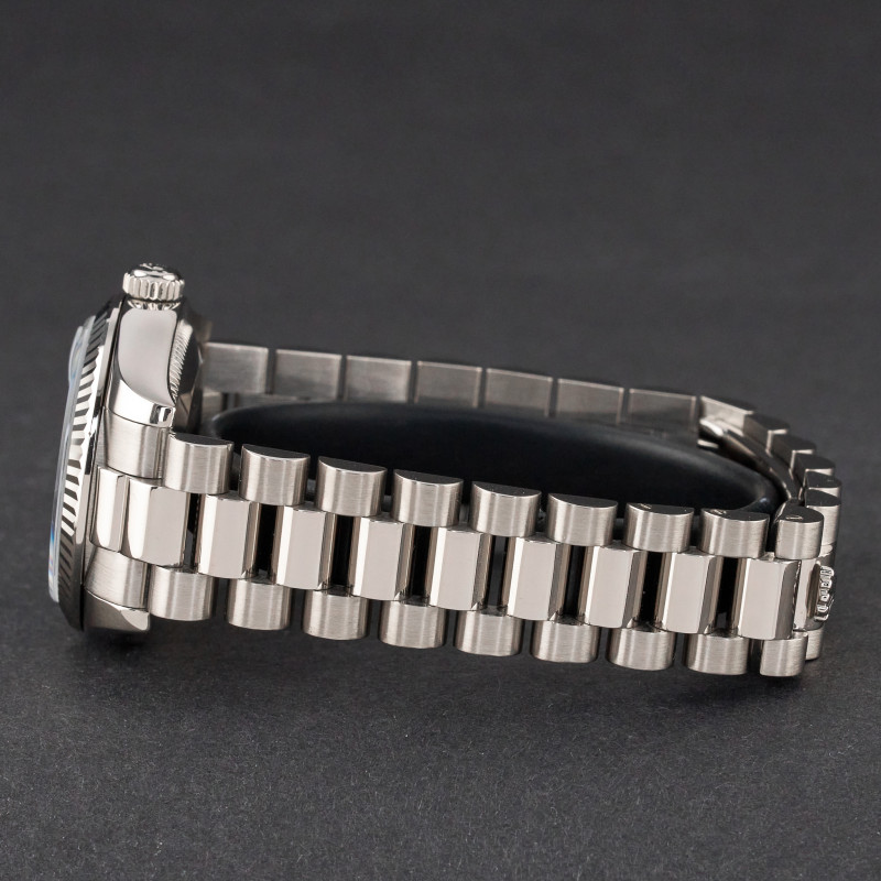 Rolex Datejust, 178279, 31mm, 2002, White gold, RARE Sodalite Diamond dial, Fullset, 1y warranty