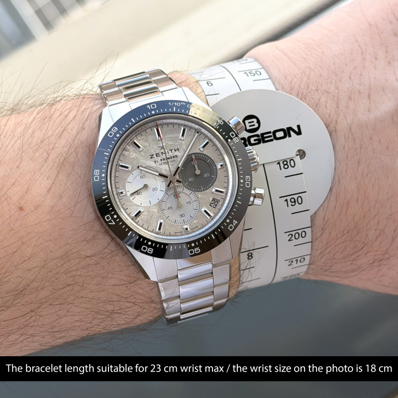 Zenith Chronomaster Sport, 03.3120.3600/76.M3100, 41mm, 2024, Steel, Meteorite dial, Fullset, Official warranty