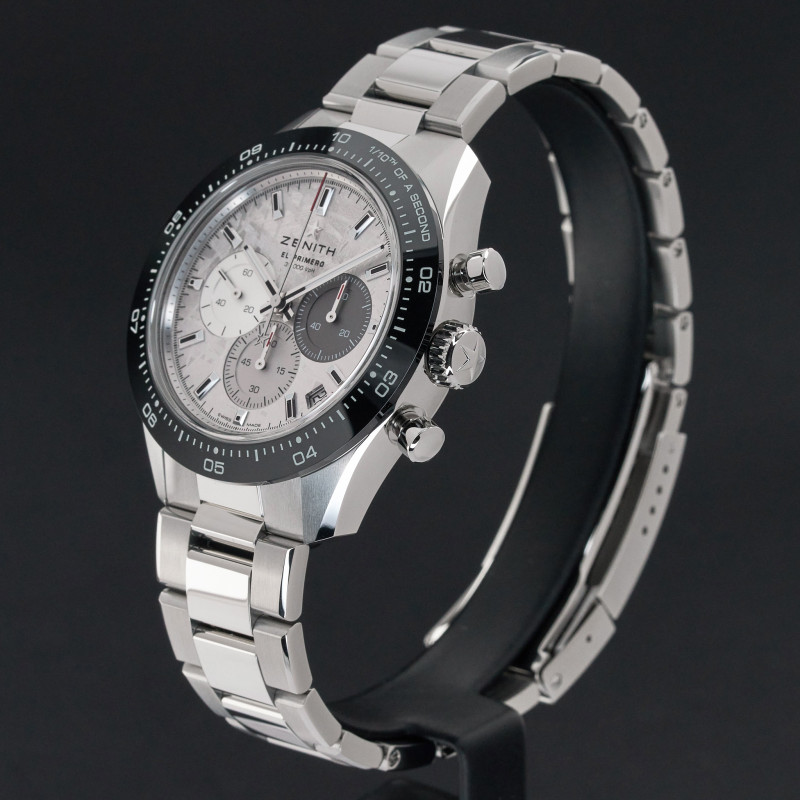 Zenith Chronomaster Sport, 03.3120.3600/76.M3100, 41mm, 2024, Steel, Meteorite dial, Fullset, Official warranty