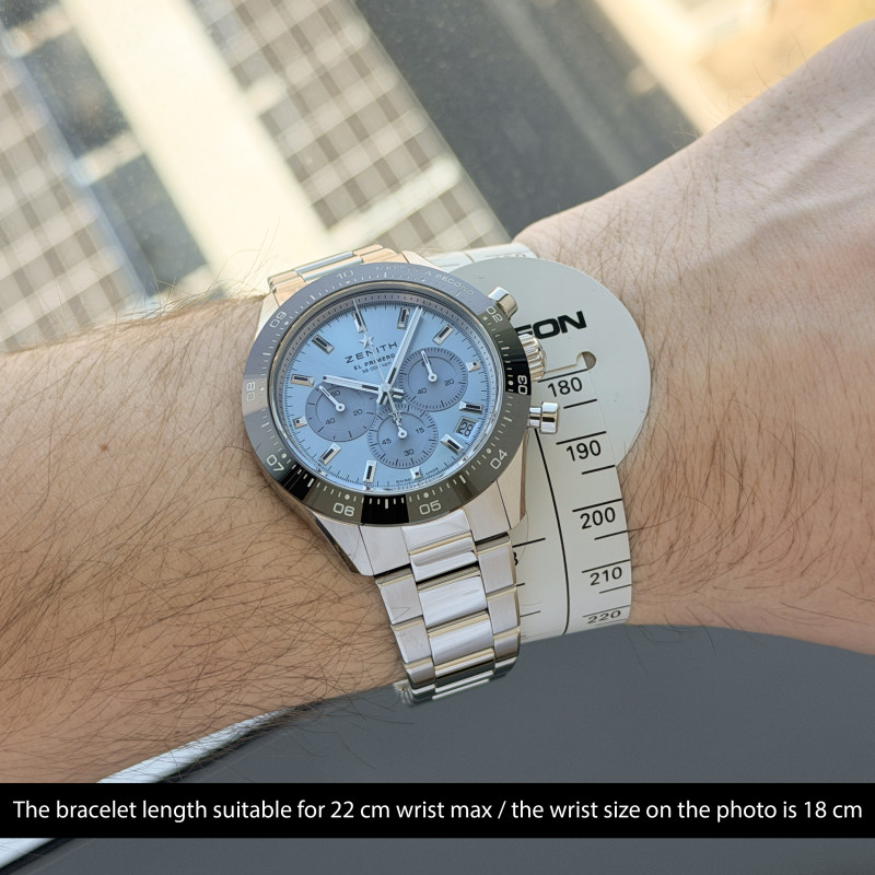 Zenith Chronomaster Sport Yoshida Special Edition, 03.3105.3600/52.M3100, 41mm, 2022, Steel, Ice Blue dial, Fullset, 1y warranty